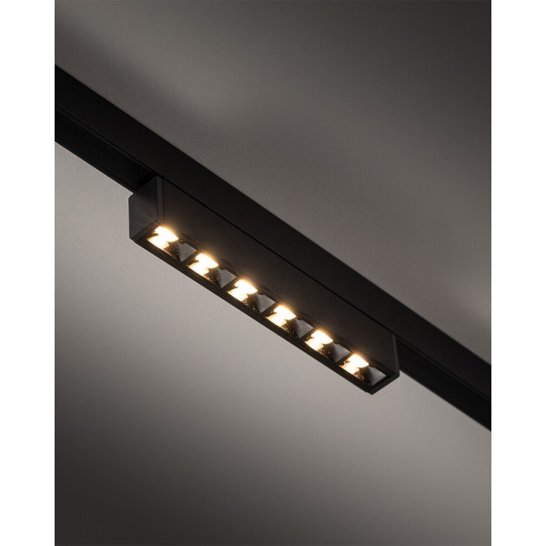 Магнітний трековий світильник Nowodvorski 11718 NANO-LVM Focus Out LED 1x5W 3000K 290Lm IP20 чорний - фото №2