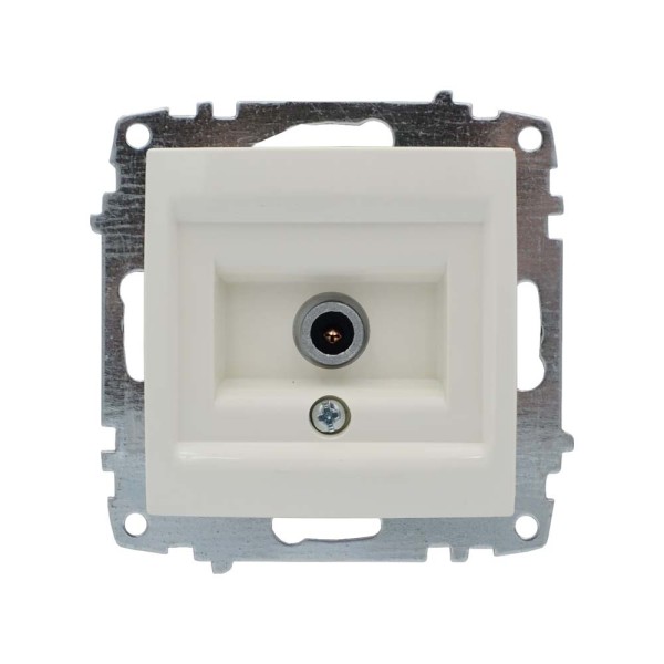 Розетка ELBI ZENA кремова TV без рамки ( 609-010300-273 )