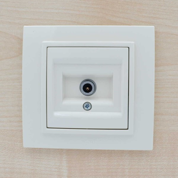 Розетка ELBI ZENA кремова TV без рамки ( 609-010300-273 ) - фото №6