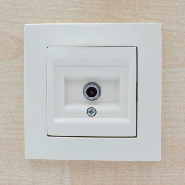 Розетка ELBI ZENA кремова TV без рамки ( 609-010300-273 ) - фото №7