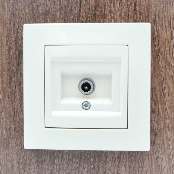 Розетка ELBI ZENA кремова TV без рамки ( 609-010300-273 ) - фото №9