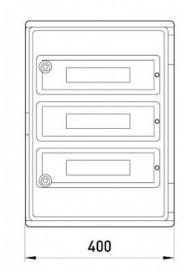 Шафа ударостійка e.plbox.400.600.200.60m.tr E.Next - фото №1
