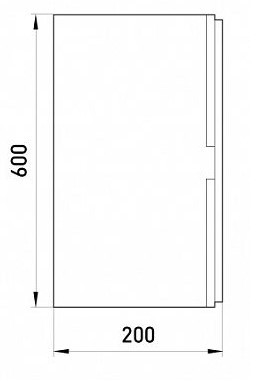 Шафа ударостійка e.plbox.400.600.200.60m.tr E.Next - фото №2