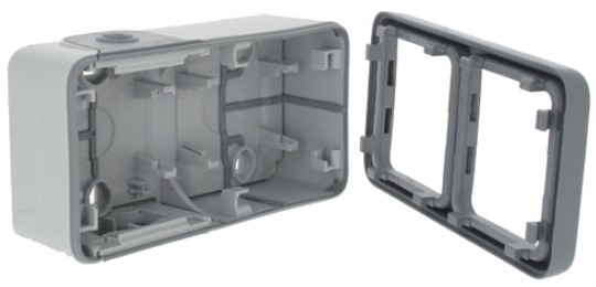 Подвійний підрозетник ІР55 Legrand - фото №3