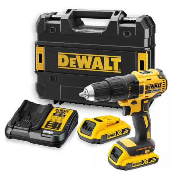 Бесщеточный аккумуляторный шуруповерт DeWALT DCD777D2T 18В - фото №2