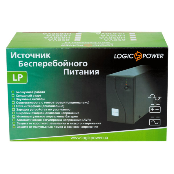 ДБЖ LogicPower LP U650VA - фото №5
