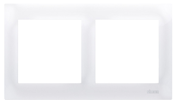 Подвійна рамка Kontakt Simon Simon 54 Premium DR2/11 (білий) - фото №1
