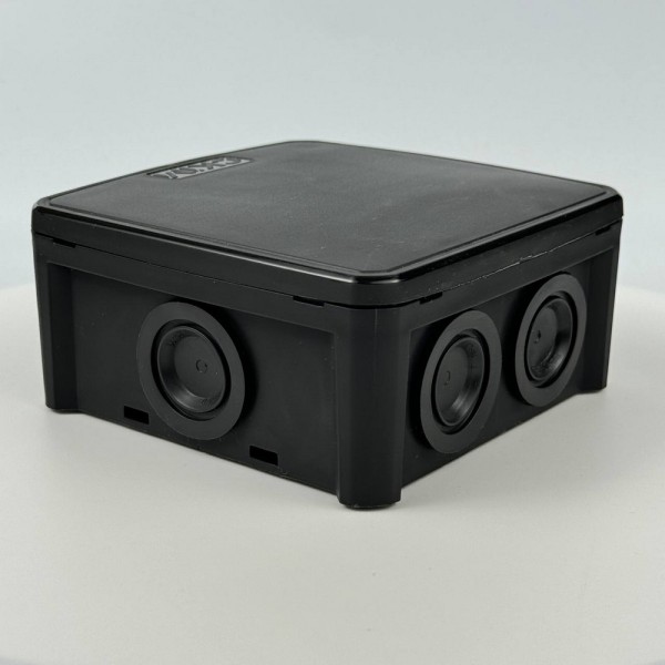 Коробка розподільча СКІМ K115В 114х114х54 чорна IP65 ( B1102010 ) - фото №2