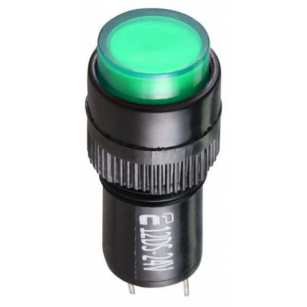 Сигнальна арматура Аско-Укрем AD22E-12DS 24В AC/DC зелена (A0140030189) - фото №1