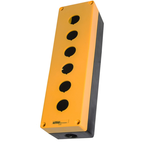 6-місний корпус Аско-Укрем HJ9-6 жовтий (A0140020075) - фото №2