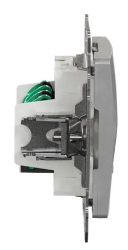 Двойная компьютерная розетка Schneider Electric Sedna Design & Elements RJ45 кат. 5е UTP алюминий SDD113452 - фото №2