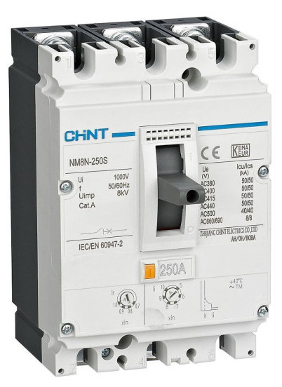Корпусный автоматический выключатель Chint NM8N-250S TM 250 3P