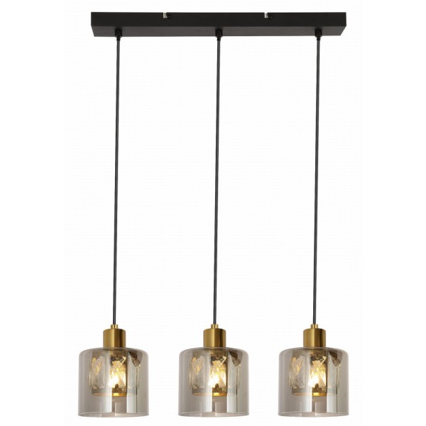 Подвесной светильник, люстра Reality 338833-34 Elmo E14 3x40W IP20 Черный