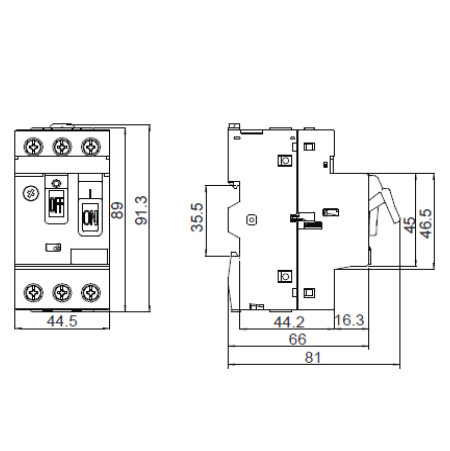 Автомат захисту двигуна NOARK Ex9SN25B 13-18A (108951) - фото №1