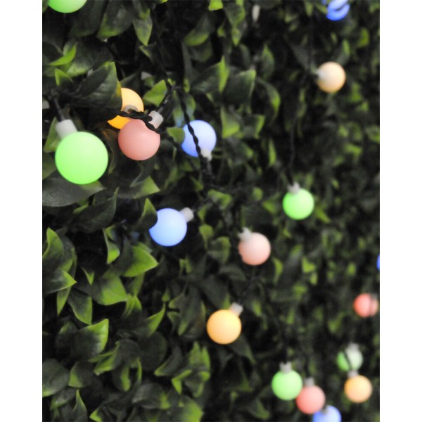 Гирлянда на солнечной батарее Goldlux 315304 Party Milk LED IP44 разноцветная - фото №1