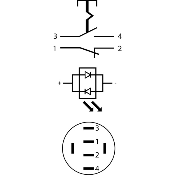 Кнопка Аско-Укрем TYJ 22-371 1NO+1NC 220В з підсвічуванням та фіксацією червона (A0140010136) - фото №5