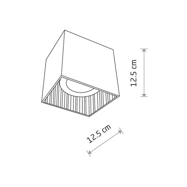 Точечный светильник Nowodvorski 7792 Groove GU10 1x15W IP20 черный - фото №2