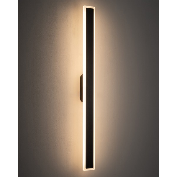 Светильник уличный настенный Nowodvorski 11553 Isla LED 1x22W 3000K 1200Lm IP54 черный - фото №1