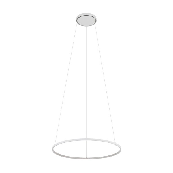 Підвісний світильник, люстра Nowodvorski 11604 Circolo LED M 1x21W 3000K 660Lm IP20 білий