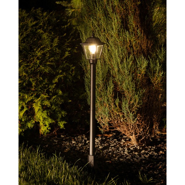 Вуличний світильник Nowodvorski 10501 Ana E27 1x10W IP44 чорний - фото №1