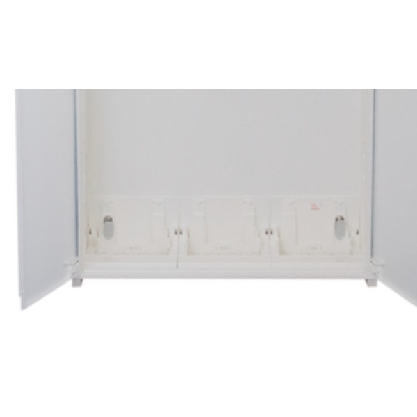 Напольный щит металлический Hager Univers IP44/II 3 секции 1400x800x205мм - фото №2