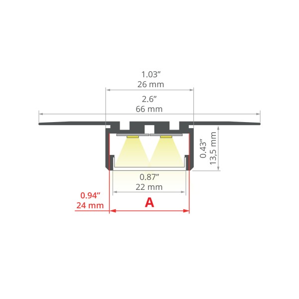 Профіль KLUS GIZA-LL-T, 3 метри (KLUS_A02479N_3) - фото №1