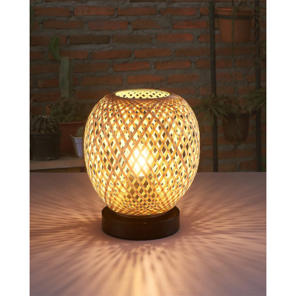 Настільна лампа Goldlux 329202 Zanzibar E27 1x20W IP20 Бежевий - фото №1