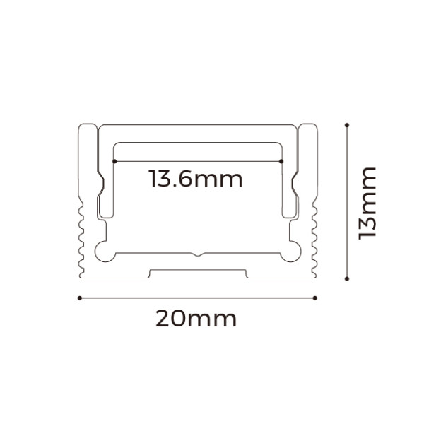 Комплект закінчень COLORS для профілю LS2013 (EC-LS2013FSH) - фото №1