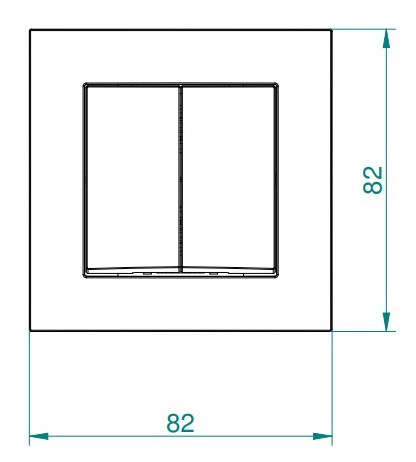 Двоклавішний прохідний вимикач Elektro-Plast Carla 1718-10 (білий) - фото №2