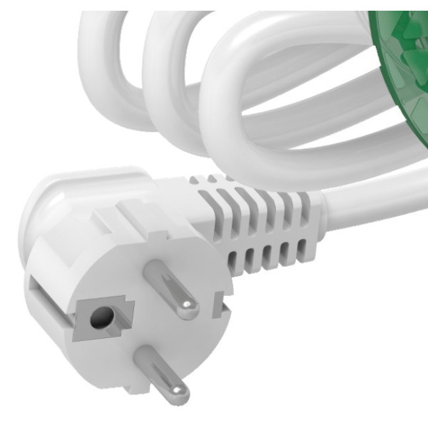 Розетковий блок Schneider Electric INS44000 1x(2К+З) (білий), що вбудовується в стіл. - фото №2