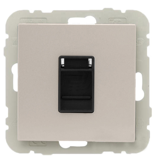 Телефонная розетка Logus 21251 TPE RJ11 (жемчуг)