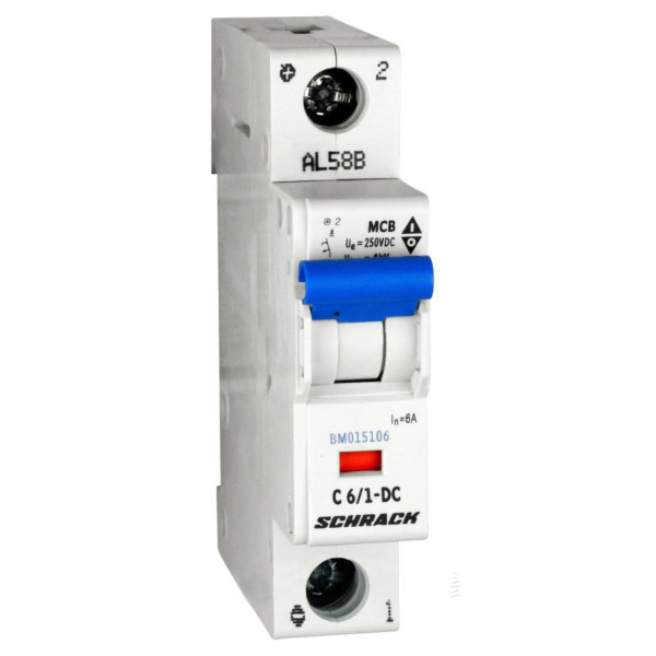 Автоматический выключатель Schrack Technik BM015106-- 250В DC 6А С