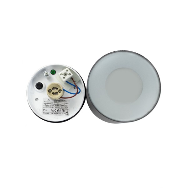 Вуличний світильник Nowodvorski 9565 Hexa GU10 1x10W IP44 графітовий - фото №2