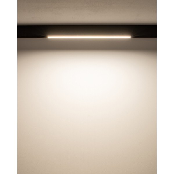 Магнитный трековый светильник Nowodvorski 10148 LVM Line LED 1x15W 3000K 700Lm IP20 черный - фото №2