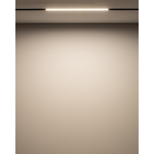 Магнитный трековый светильник Nowodvorski 10148 LVM Line LED 1x15W 3000K 700Lm IP20 черный - фото №3