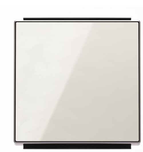Одинарная клавиша выключателя ABB Sky 2CLA850100A2101 8501 CB (белое стекло)