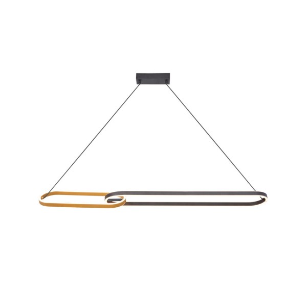 Підвісний світильник, люстра Zuma Line 5905316692961 Ravon LED 1x40W 3000K 2200Lm IP20 різнокольоровий