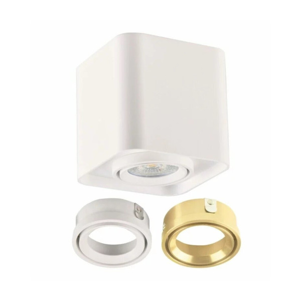 Точечный светильник Goldlux 325402 Xeno GU10 1x10W IP20 WH - фото №2