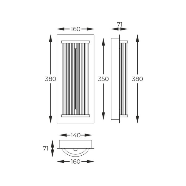 Бра, настінний світильник Zuma Line MB3114-1-3GT Cally Led 1x10W 3000K IP20 Gold - фото №4