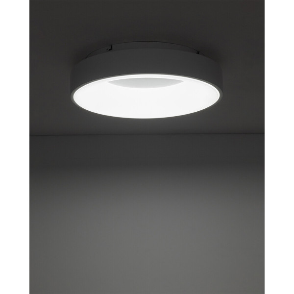 Потолочный светильник Nowodvorski 11203 Nikki Round LED 1x32W 4000K 2800Lm IP20 белый - фото №1