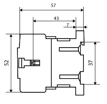 Мініконтактор Аско-Укрем ПМ 0-12-01 D7 42В LC1-K1201 (A0040010148) - фото №6