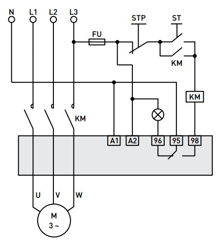 Реле захисту двигуна e.control.m01 - фото №4
