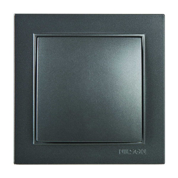 Выключатель Nilson Thor антрацит 1кл ( 27161001 )