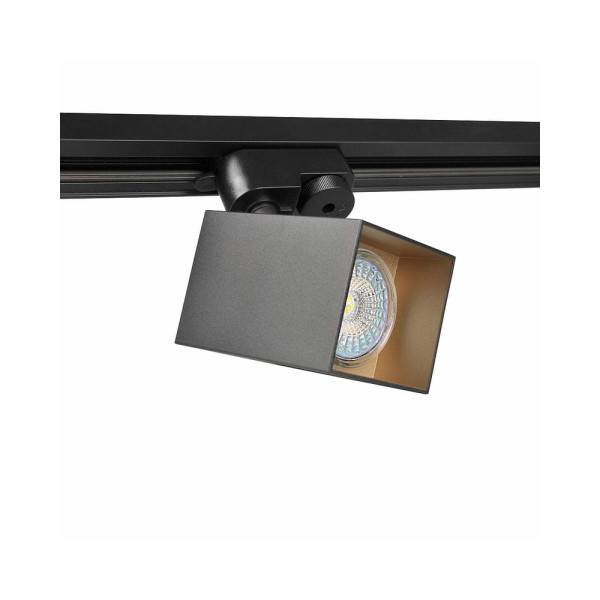 Трековый светильник Goldlux 321756 Square GU10 1x10W IP20 BK - фото №3