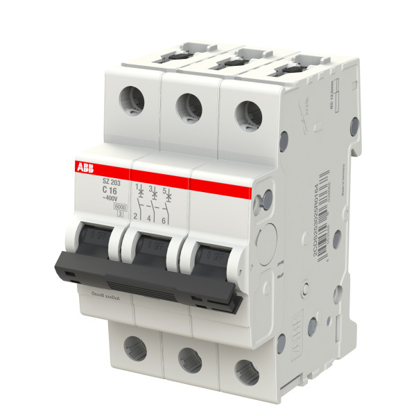 Автоматичний вимикач ABB SZ203-C16 6кА 16А C