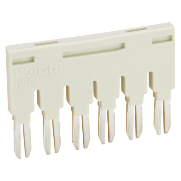 6-контактна перемичка Wago 870-406 (сіра)