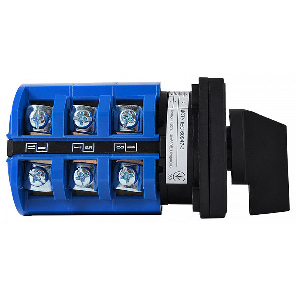 Пакетный переключатель Аско-Укрем ПКП SBI 1-0-2 3 полюса 63A/3.833 (A0110010070) - фото №1