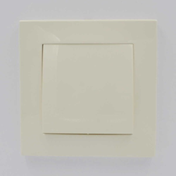 Вимикач ELBI ZENA кремовий 1кл з рамкою ( 500-010300-200 ) - фото №4