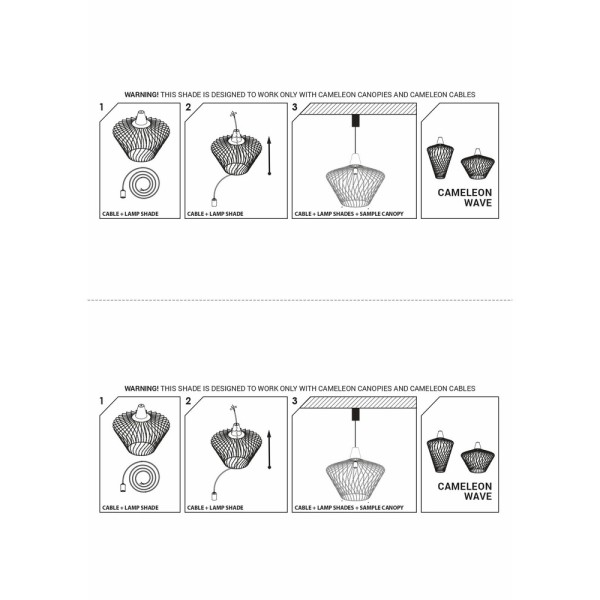 Плафон для светильника Nowodvorski 8600 Cameleon Wave Gold L E27/GU10 Gold - фото №2