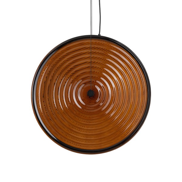 Підвісний світильник, люстра Nowodvorski 12233 Aura LED 1x22W 3000K 370Lm IP20 бурштиновий - фото №3